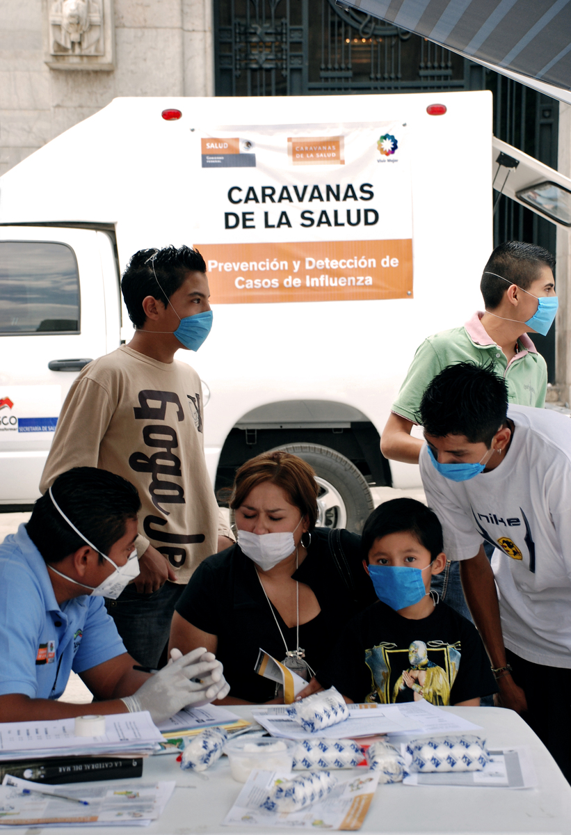 Caravanas de la salud, Mexico City, Mexico, 2009