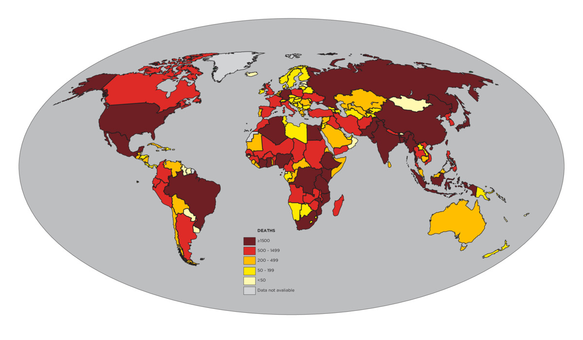 Global Mortality Graph, 2009 H1N1 Pandemic