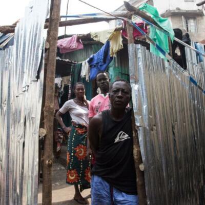 Quarantined Family in Freetown