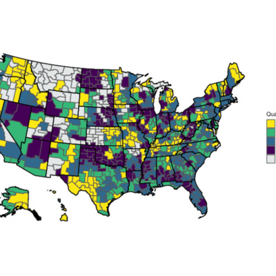 Geographic distribution of structural racism in the US labor markets